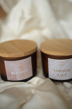 Duftkerzen Set Blomst und Nordisk Salt