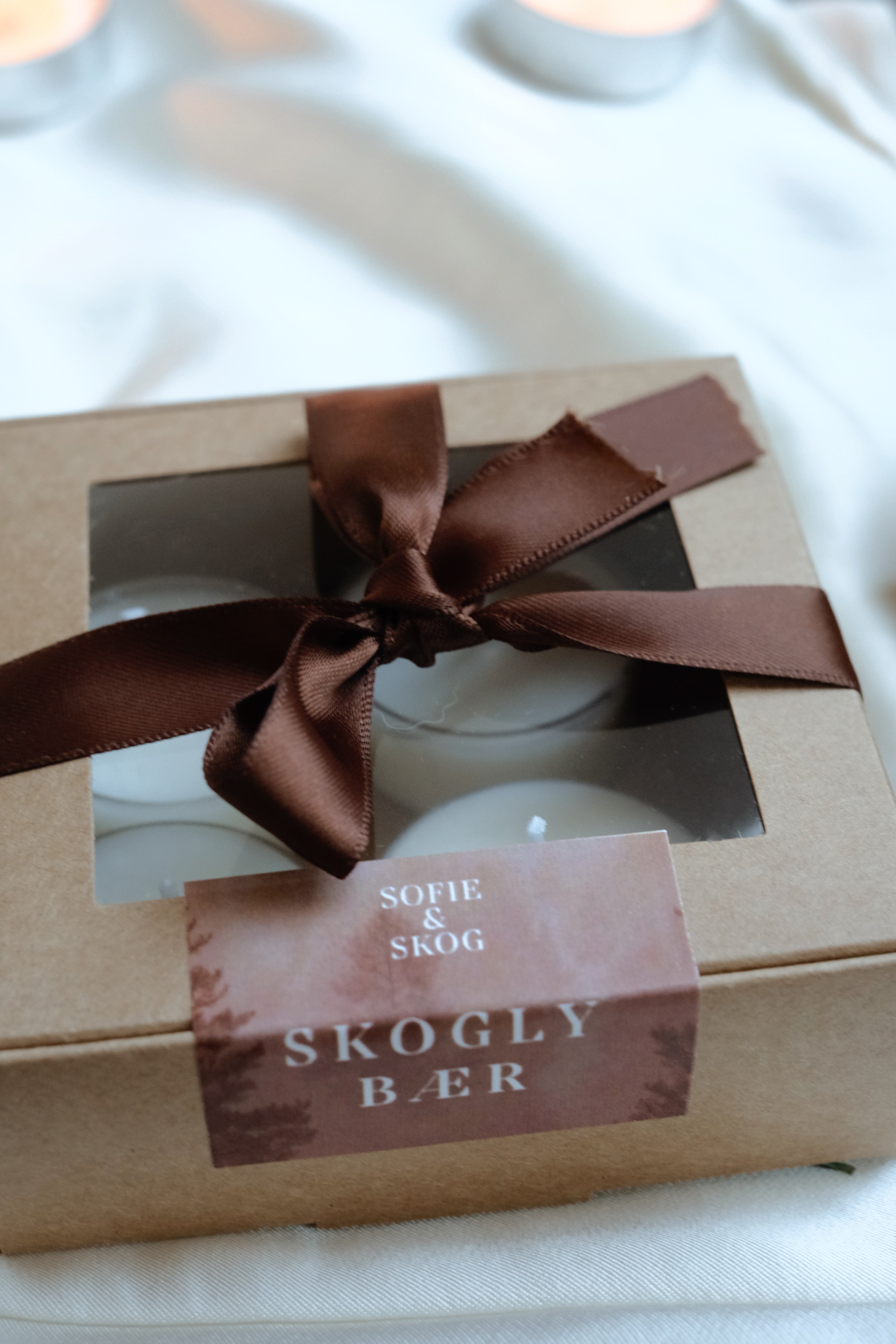 Skogly Bær Teelichter Set